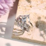 Victorian Lace Sky Blue Topaz Ring©