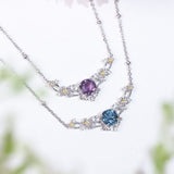 Faerie Cove London Blue Topaz Necklace