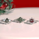 Gardenia Moss Agate Ring