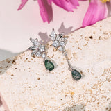 Blair Green Moss Agate Earrings