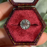 0.89 CT Round Pale Blue Green Montana Sapphire: Starbrite Cut by John Dyer
