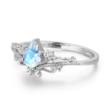 Lotus Moonstone Ring©