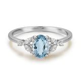 Stellar Aquamarine Ring (White Gold)