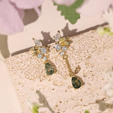 Blair Green Moss Agate Earrings
