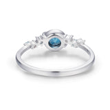 Planet London Blue Topaz Ring