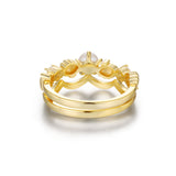 Pearl Lagoon Ring Set (Yellow Gold)