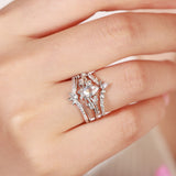 Lotus Moonstone Ring©