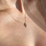 Ocean Star Sky Blue Topaz Necklace (Yellow Gold)