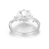Moonflower Amethyst Ring