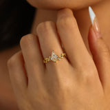 Everlasting Kite Cut Moissanite Ring©