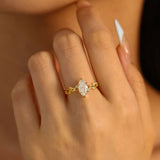 Everlasting Marquise Cut Moissanite Ring©