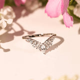 10K White Gold - Hillcrest Ring - Size 4.5