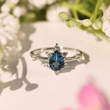 Gaia London Blue Topaz Ring