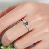 Wildflower Moss Agate Ring©