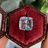 2.89 CT Cushion Aquamarine: Starbrite Cut by John Dyer