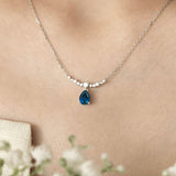 Breezy Whisper London Blue Topaz Necklace