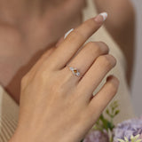 Birthstone Chain Ring