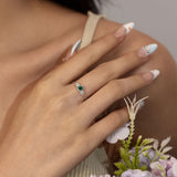 Birthstone Chain Ring