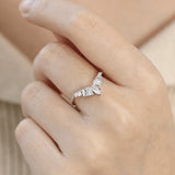 10K White Gold - Hillcrest Ring - Size 4.5