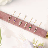 Birthstone Chain Ring