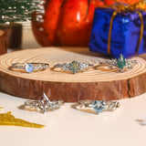 Everlasting Heart Cut Sky Blue Topaz Ring©