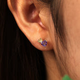 Heart of the Realm Amethyst Earrings