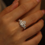 Regal Tiara Moissanite Ring©