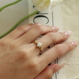 Everlasting Heart Cut Moissanite Ring©