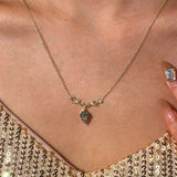 Elven Entwine Moss Agate Necklace