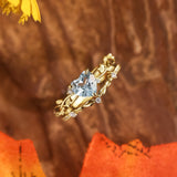 Everlasting Heart Cut Sky Blue Topaz Ring©