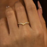 Abloom B Stacking Ring