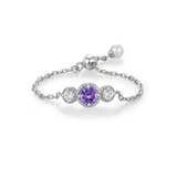 Birthstone Chain Ring