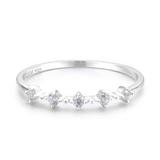 White Topaz Celestial Ring