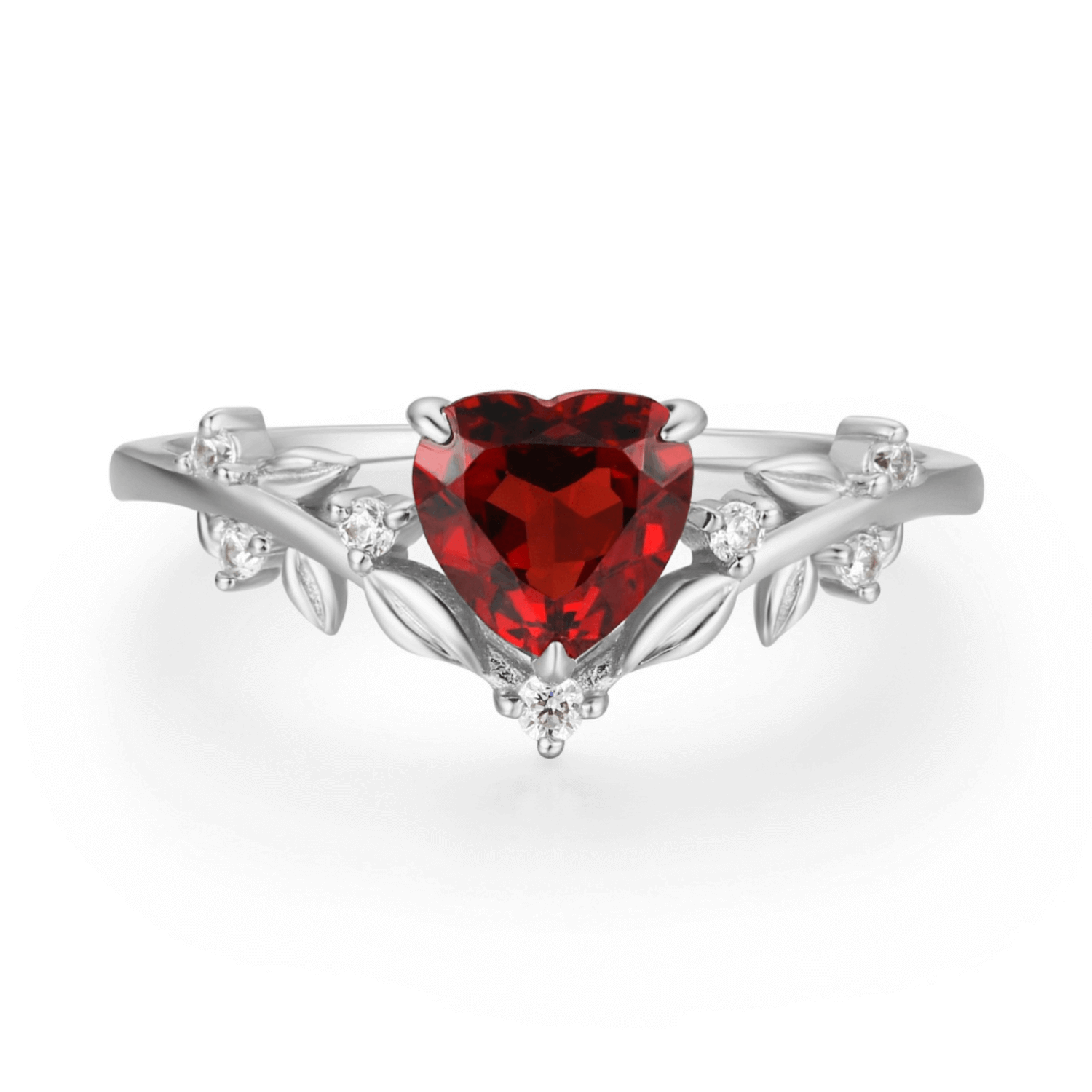 Heart s Desire Red Garnet Ring Azura New York