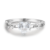 Everlasting Heart Cut Moissanite Ring©