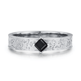 Oakleaf Black Onyx Ring (Male)