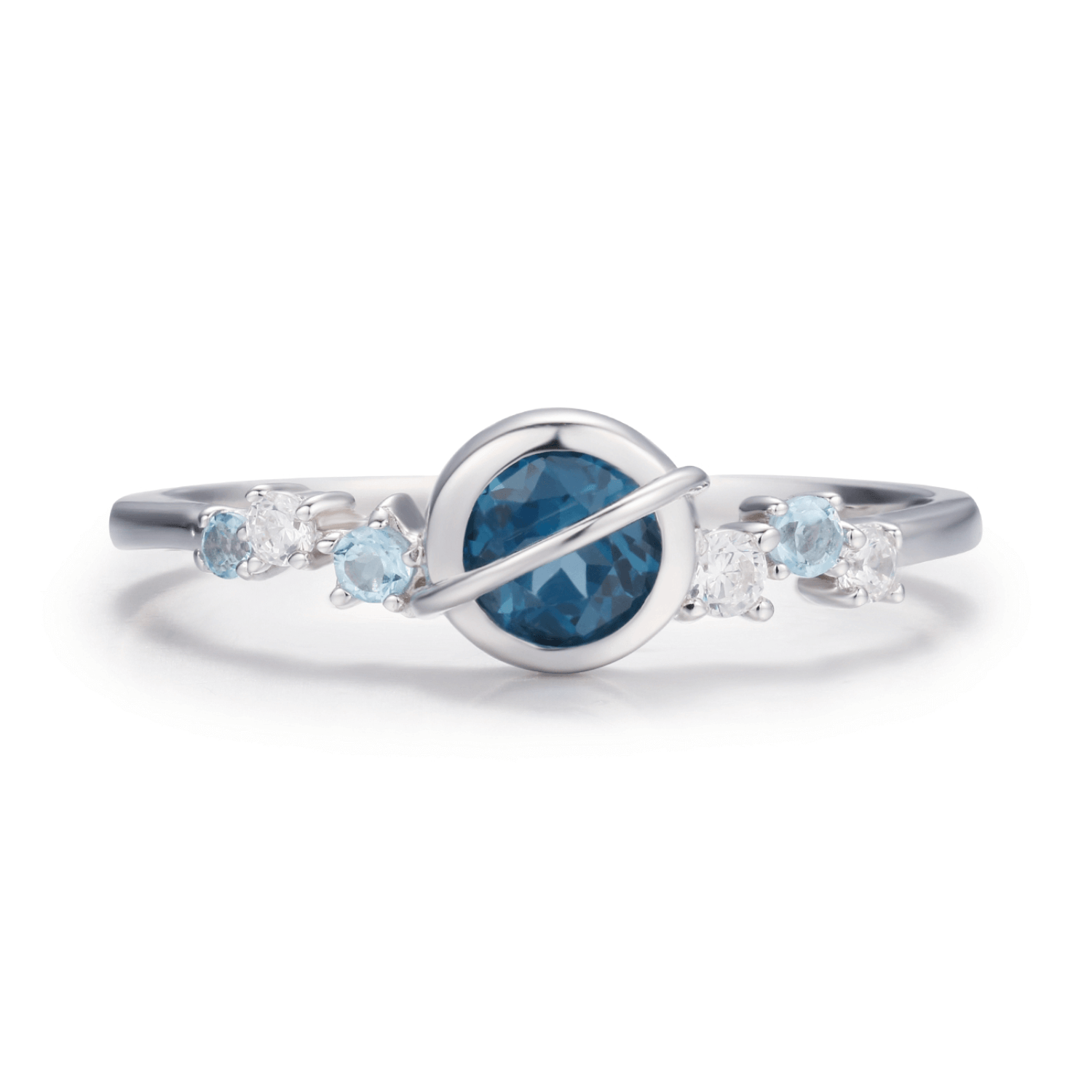 Planet London Blue Topaz Ring – Azura New York
