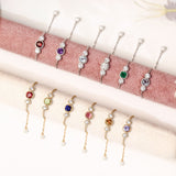 Birthstone Chain Ring