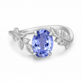 Build Your Own: Between the Leaf Oval Cut Ring©