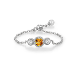 Birthstone Chain Ring