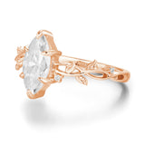 Everlasting Marquise Cut Moissanite Ring©