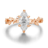 Everlasting Marquise Cut Moissanite Ring©