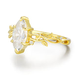 Everlasting Marquise Cut Moissanite Ring©