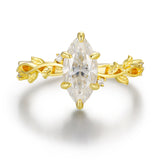 Everlasting Marquise Cut Moissanite Ring©