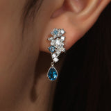 Midnight Veil London Blue Topaz Earrings