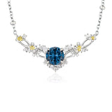Faerie Cove London Blue Topaz Necklace