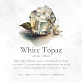White Topaz Celestial Ring (Yellow Gold)