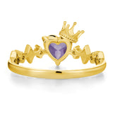 Heart of the Realm Amethyst Ring