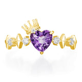 Heart of the Realm Amethyst Ring