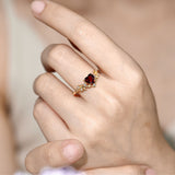 Heart’s Desire Mozambique Red Garnet Ring©